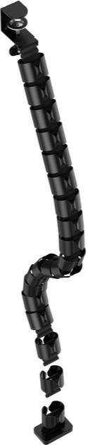 Органайзер для кабелів Officepro CM730B Black