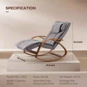 Фото: Масажне крісло-гойдалка Naipo Massage Rocking Chair (MGC-2300P) № 12 | KTC