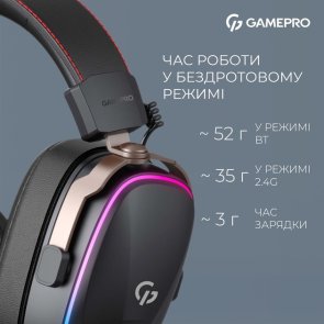 Гарнітура GamePro Asgard Valkyria Black (HSW249B)