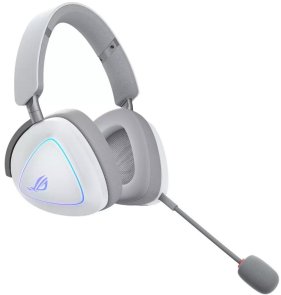 Гарнітура ASUS ROG Delta II Wireless Moonlight White (90YH03W0-BHUA10)