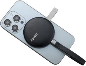 Фото: Зовнішній SSD-накопичувач Apacer Magnetic Portable AS725 MagSafe 256GB Black (AP256GAS725B-1) № 4 | KTC