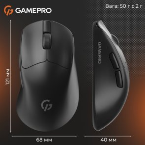 Миша GamePro Genesis Avenger Black (GM096B)