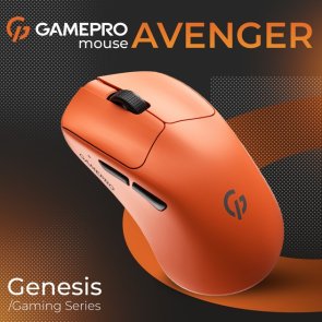 Миша GamePro Genesis Avenger Orange (GM096O)