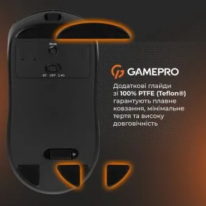 Фото: Миша GamePro Genesis Winner WL/BT/USB Black (GM079B) № 9 | KTC