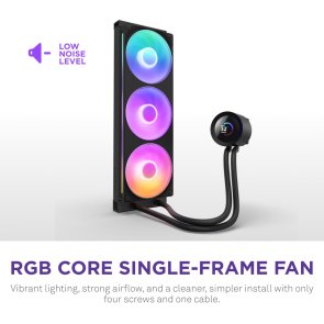 Система рідинного охолодження NZXT Kraken Plus 360 RGB Black (RL-KR360-B2)