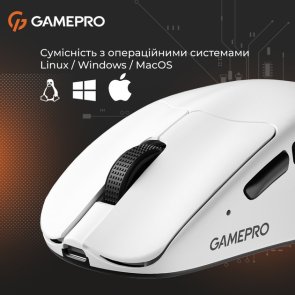 Миша GamePro Genesis Avenger White (GM096W)
