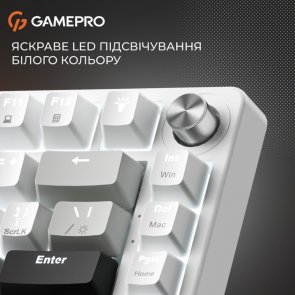 Клавіатура GamePro Genesis Silverlight MK126 YH Switches Grey