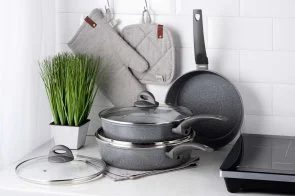 Фото: Сковорода Ardesto Gemini Gourmet Apulia 28cm Gray (AR2428GGL) № 3 | KTC