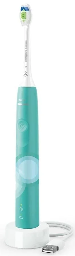 Фото: Електрична зубна щітка Philips Sonicare 4100 Series Green (HX3689/43) № 3 | KTC