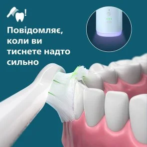 Фото: Електрична зубна щітка Philips Sonicare 6100 Series Blue (HX7406/01) № 5 | KTC