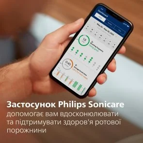 Фото: Електрична зубна щітка Philips Sonicare 7100 Series White + Travel case (HX7420/01) № 11 | KTC