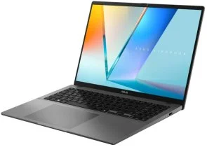 Фото: Ноутбук ASUS Vivobook S16 M3607KA-SH044 Matte Gray - 16" OLED 60 Гц / AMD Ryzen AI 5 / 330 / DDR5 16 ГБ / PCI-E SSD 512 ГБ / Radeon Graphics № 2 | KTC