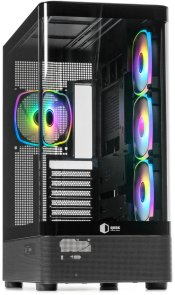 Корпус QUBE Masterforce Black with window (MASTERFORCE_GBNU3)