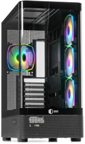 Фото: Корпус QUBE Masterforce Black with window (MASTERFORCE_GBNU3) № 2 | KTC