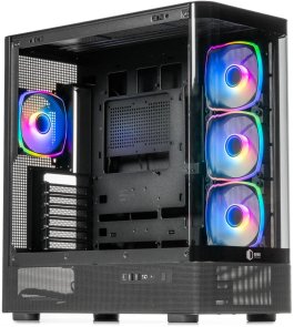 Корпус QUBE Masterforce Black with window (MASTERFORCE_GBNU3)