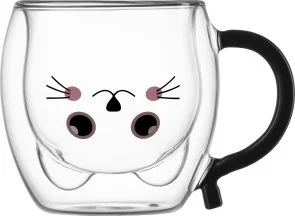 Фото: Набір чашок Ardesto Animals 250ml 2pcs Clear (AR2625BAR) № 3 | KTC