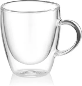 Фото: Набір чашок Ardesto 100ml 2pcs Clear (AR2610BH) № 5 | KTC