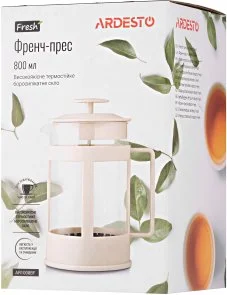 Фото: Френч-прес Ardesto Fresh 800ml Beige (AR1008BF) № 3 | KTC