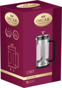 Фото: Френч-прес Oscar CHEF 1000ml (OSR-7303-1000) № 4 | KTC