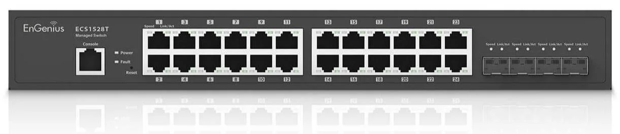Фото: Комутатор EnGenius ECS1528T (1402A0313301) № 2 | KTC