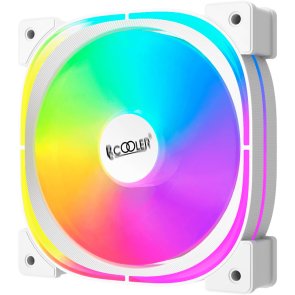 Кулер PCCooler EF120 ARGB WH (F3-L120WHAM1-GL)