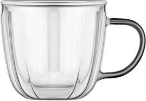 Фото: Набір чашок Ardesto 450ml 2pcs Clear (AR2645BWN) № 3 | KTC