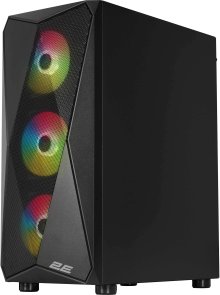 Корпус 2E Gaming Aruba G3313B Black with window (2E-G3313B)