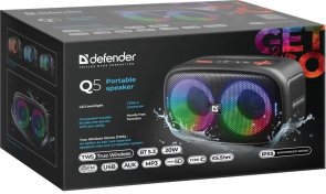 Портативна колонка Defender Q5 Black (65305)