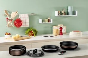 Фото: Набір змішаний Tefal Ingenio XL Intense 24cm/ 28cm 3pcs Brown (L1509273) № 19 | KTC