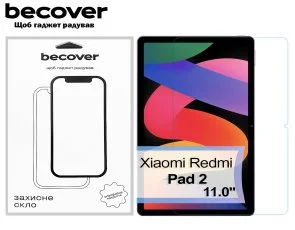 Фото: Захисне скло BeCover for Xiaomi Redmi Pad 2 (713570) № 3 | KTC