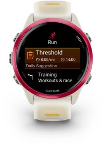 Смарт годинник Garmin Forerunner 570 - 42mm Raspberry Aluminum with Translucent Bone/Mango Band (010-02970-02)