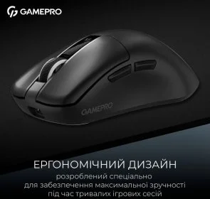 Миша GamePro Asgard Thor WL/BT/USB Black (GM023B)