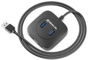 USB-хаб Real-EL 4 Port HQ-187 (EL123110010)
