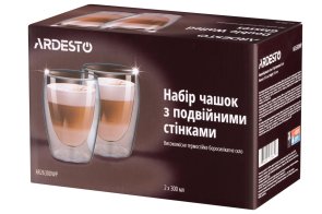 Набір чашок Ardesto 300ml 2pcs Clean (AR2630DWP)