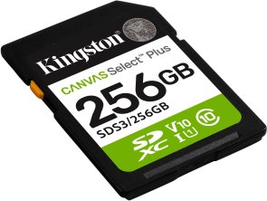 FLASH пам'ять Kingston Canvas Select Plus Gen3 UHS-I U1 V10 SDXC 256GB (SDS3/256GB)