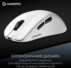 Фото: Миша GamePro Asgard Surt WL/BT/USB White (GM017W) № 15 | KTC