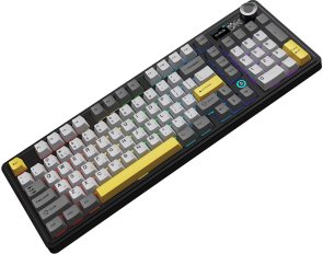 Клавіатура Ajazz AK980 Clear Sky Switch RGB WL/BT/USB Black (AK980-CS-BGY)
