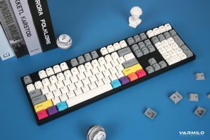 Клавіатура Varmilo APT108 CMYK C-TK Brown White LED WL/BT/USB (A93A024D3A5A17A007)