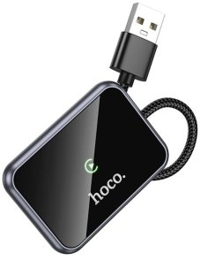 Адаптер Hoco HU1 Way car wireless CarPlay adapter Metal Gray (6942007623674)