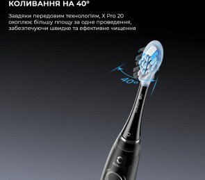 Електрична зубна щітка Oclean X Pro 20 Electric Toothbrush White (6970810556957)