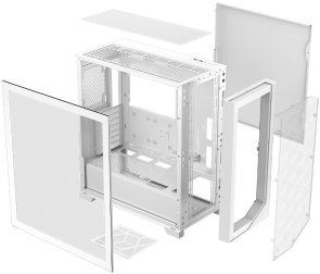 Корпус PCCooler C3D510 White with window (C3D510-WHP0-GL)