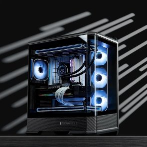 Корпус Jonsbo D400 Black with window