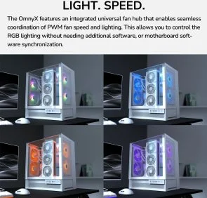 Фото: Корпус Cougar OMNY X RGB White with window № 17 | KTC