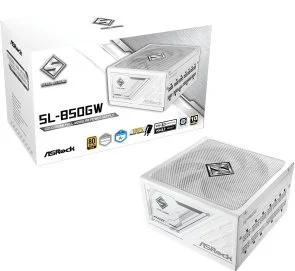 Фото: Блок живлення AsRock 850W Steel Legend SL-850GW White № 6 | KTC