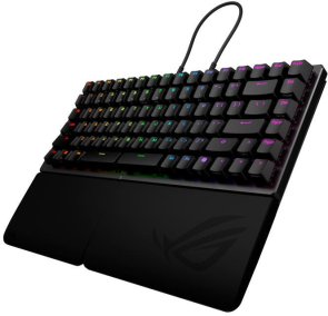 Клавіатура ASUS ROG Falcata Split HFX V2 Magnetic Switch WL/BT/USB Black (90MP043H-BKUA20)
