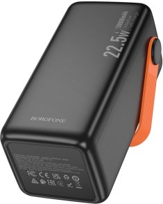 Батарея універсальна BOROFONE BJ66A Magnifico 50000mAh Black (6941991115158)
