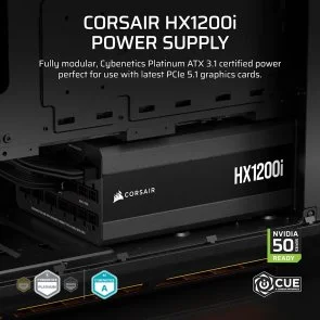 Фото: Блок живлення Corsair 1200W HX1200i 2025 (CP-9020307-EU) № 5 | KTC
