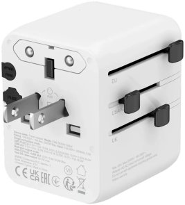Зарядний пристрій Canyon Travel Adapter OnTour 20 20W White (CNS-TA20W1005W)