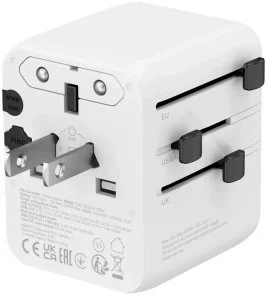 Фото: Зарядний пристрій Canyon Travel Adapter OnTour 20 GaN III 20W White (CNS-TA20W1005W) № 3 | KTC
