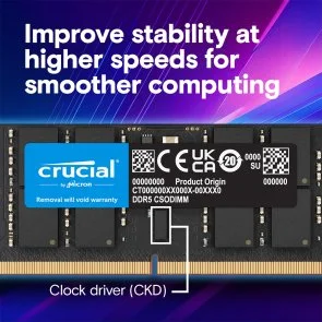 Фото: Оперативна пам’ять Crucial CSODIMM DDR5 1x32GB (CT32G64C52CS5) № 5 | KTC